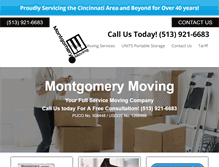 Tablet Screenshot of montymoves.com